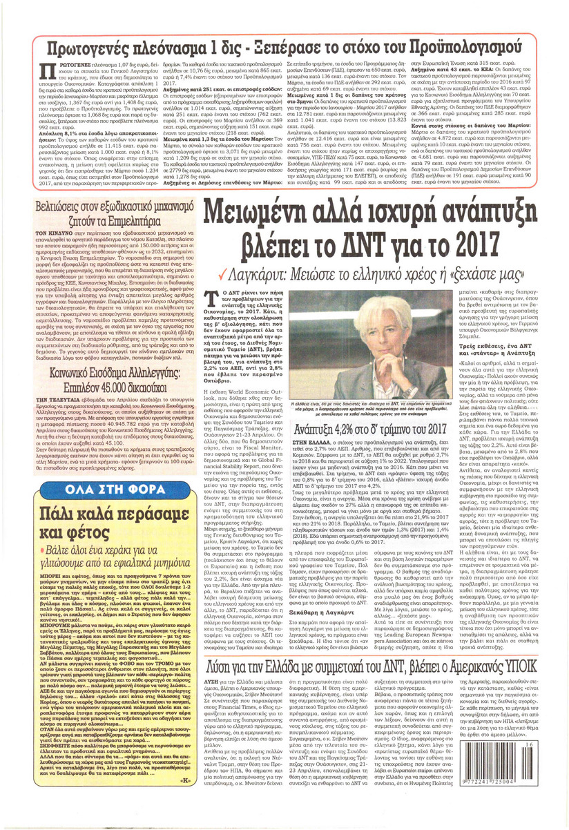 Οπισθόφυλλο εφημερίδας Kontra News