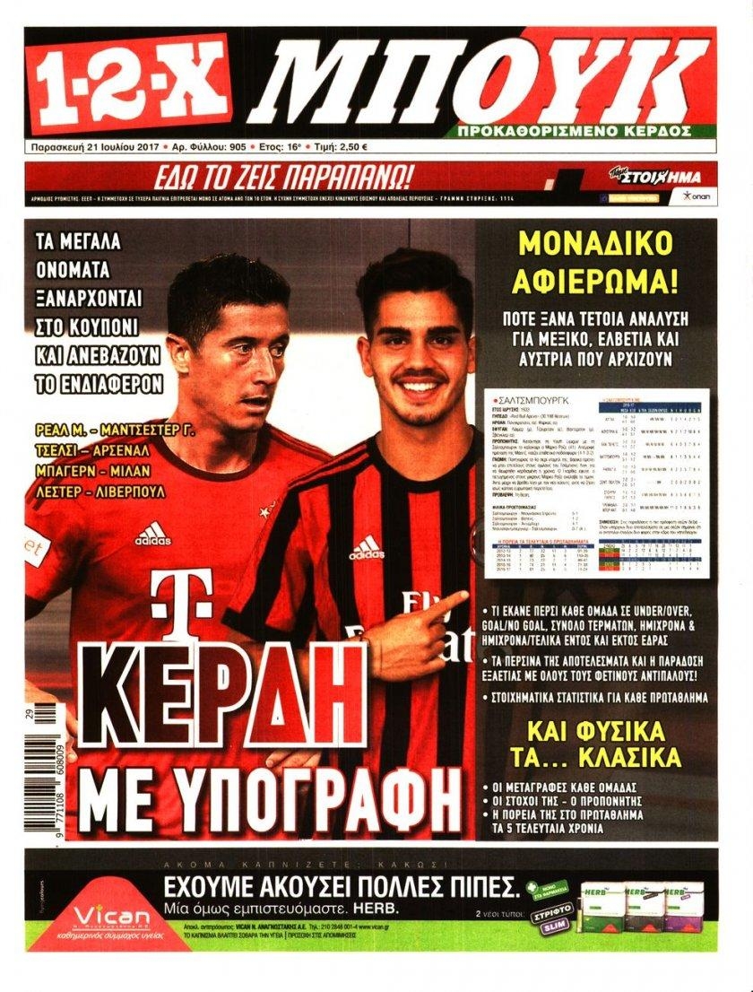 Πρωτοσέλιδο εφημερίδας 12x