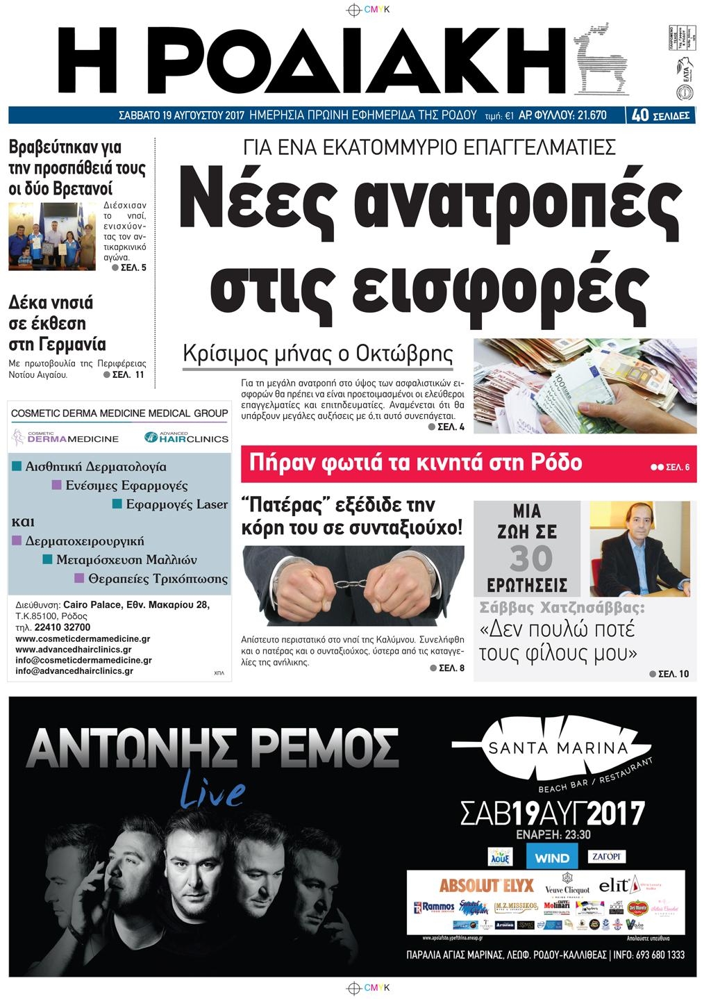 Πρωτοσέλιδο εφημερίδας 