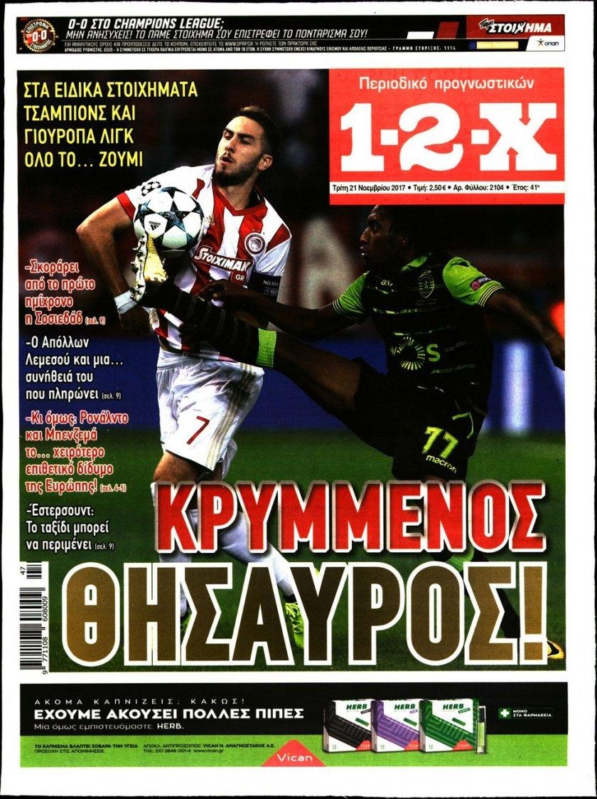 Πρωτοσέλιδο εφημερίδας 12x