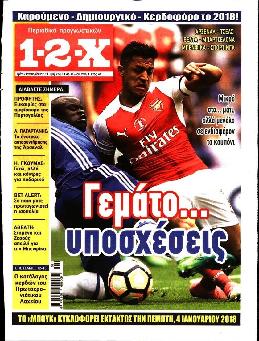 Πρωτοσέλιδο εφημερίδας 12x