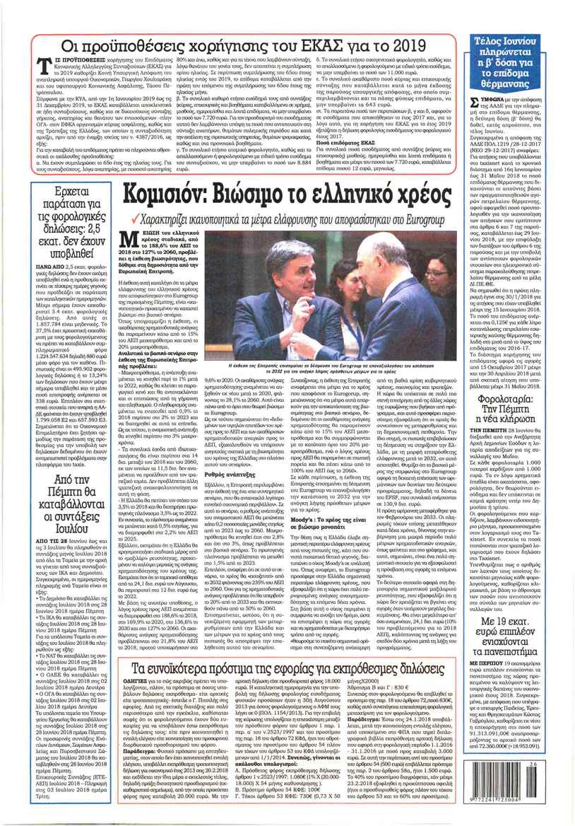 Οπισθόφυλλο εφημερίδας Kontra News 11/09/2026