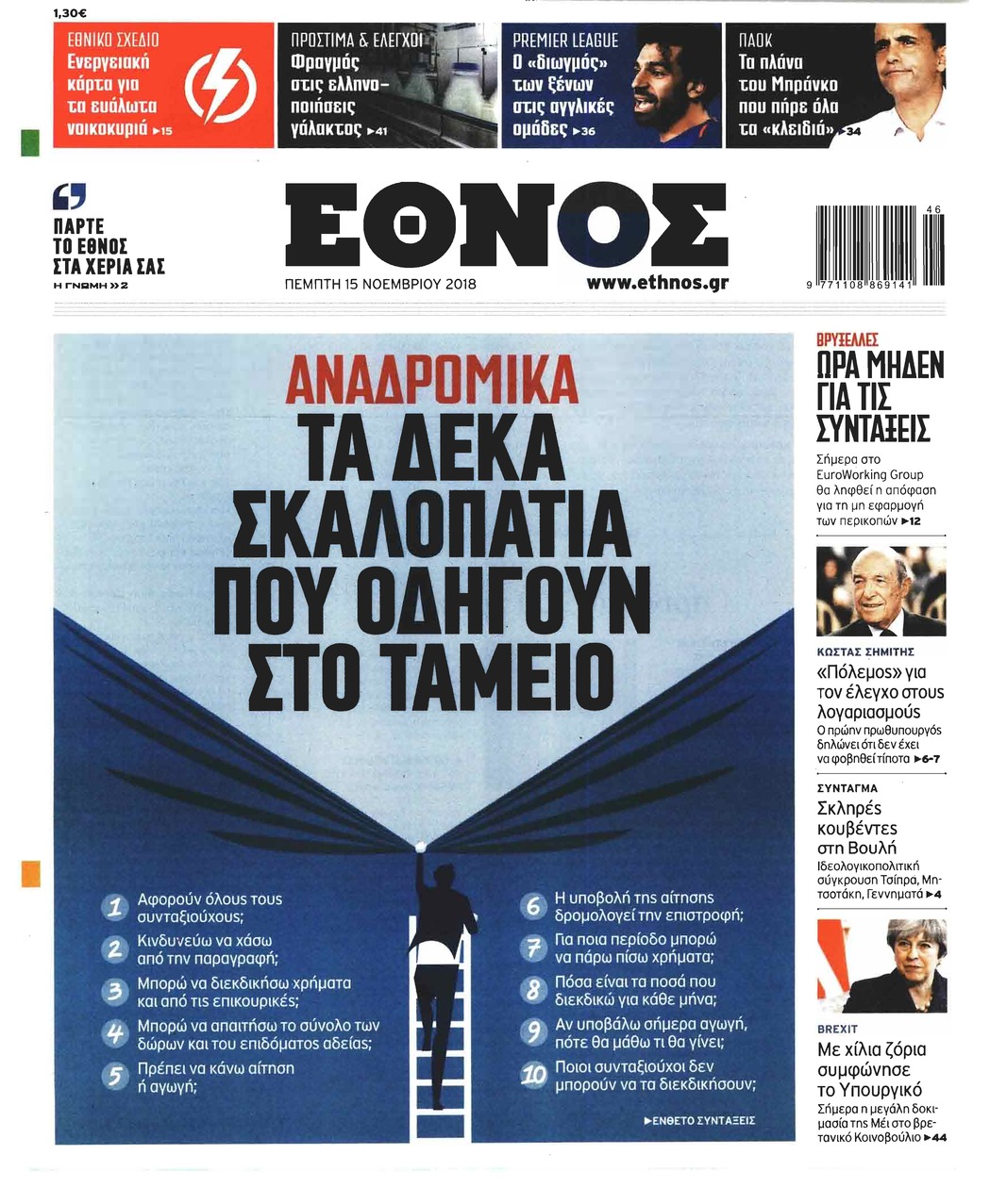 Πρωτοσέλιδο εφημερίδας 