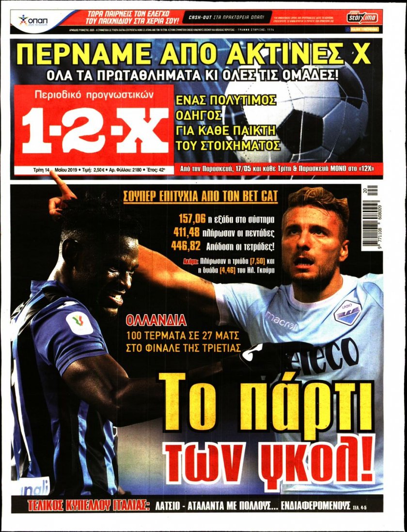 Πρωτοσέλιδο εφημερίδας 12x