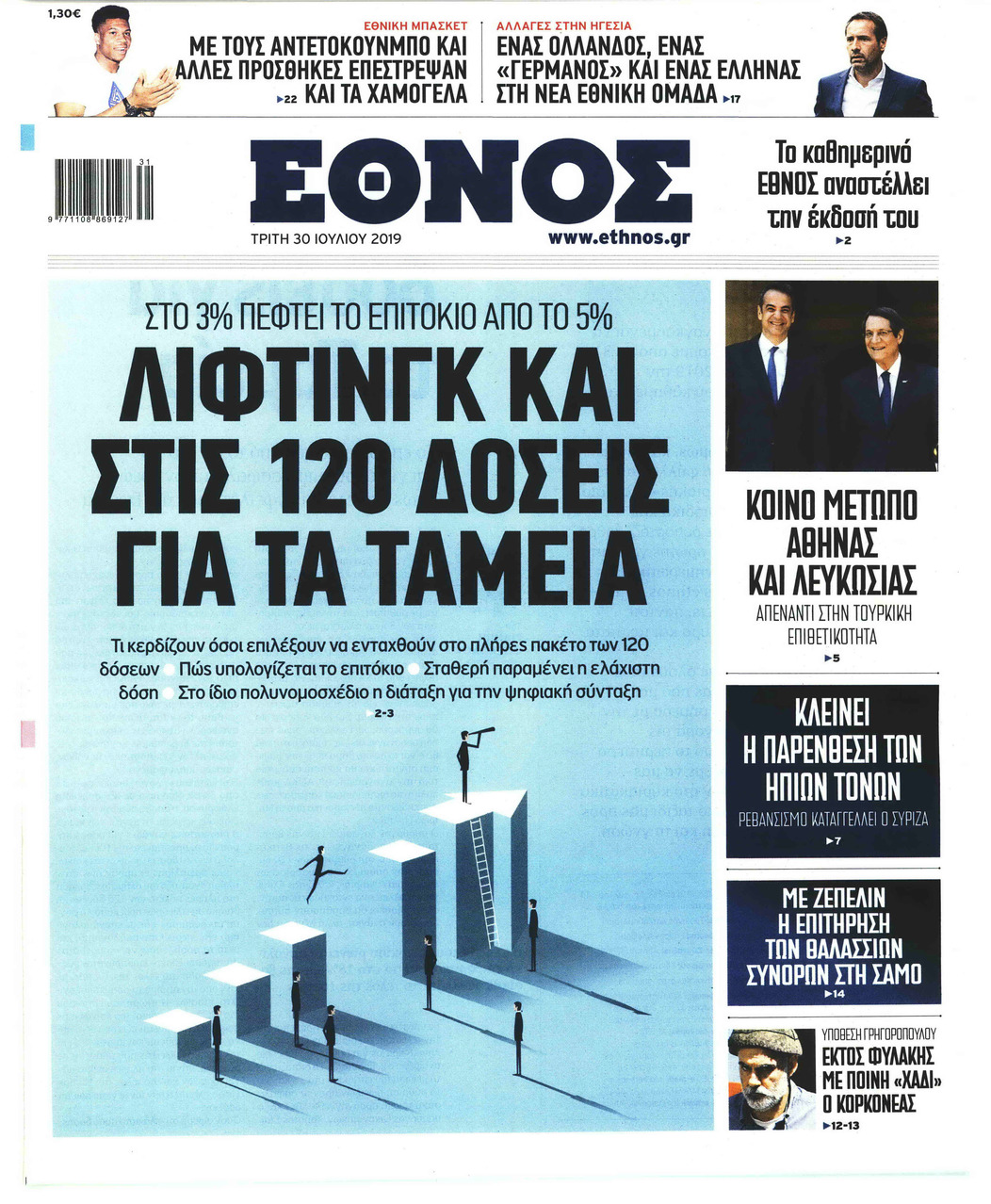 Πρωτοσέλιδο εφημερίδας 