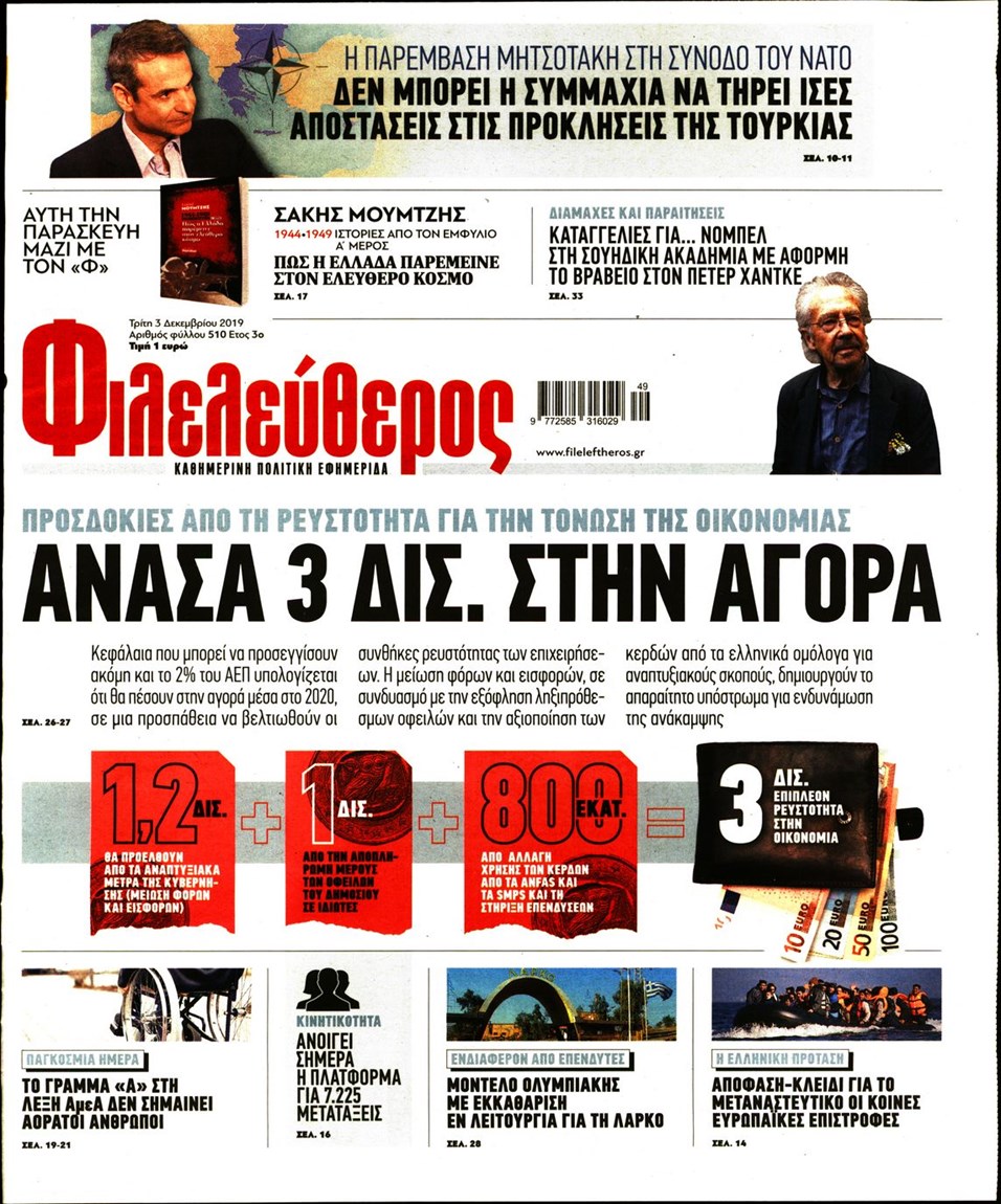 Πρωτοσέλιδο εφημερίδας 