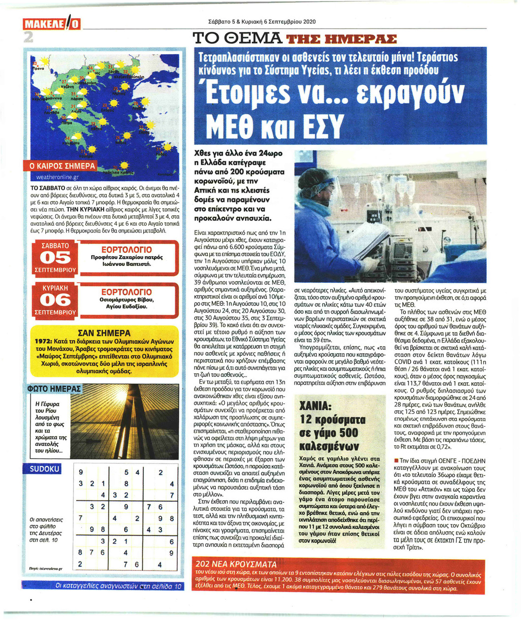 Οπισθόφυλλο εφημερίδας Τύπος Θεσσαλονίκης