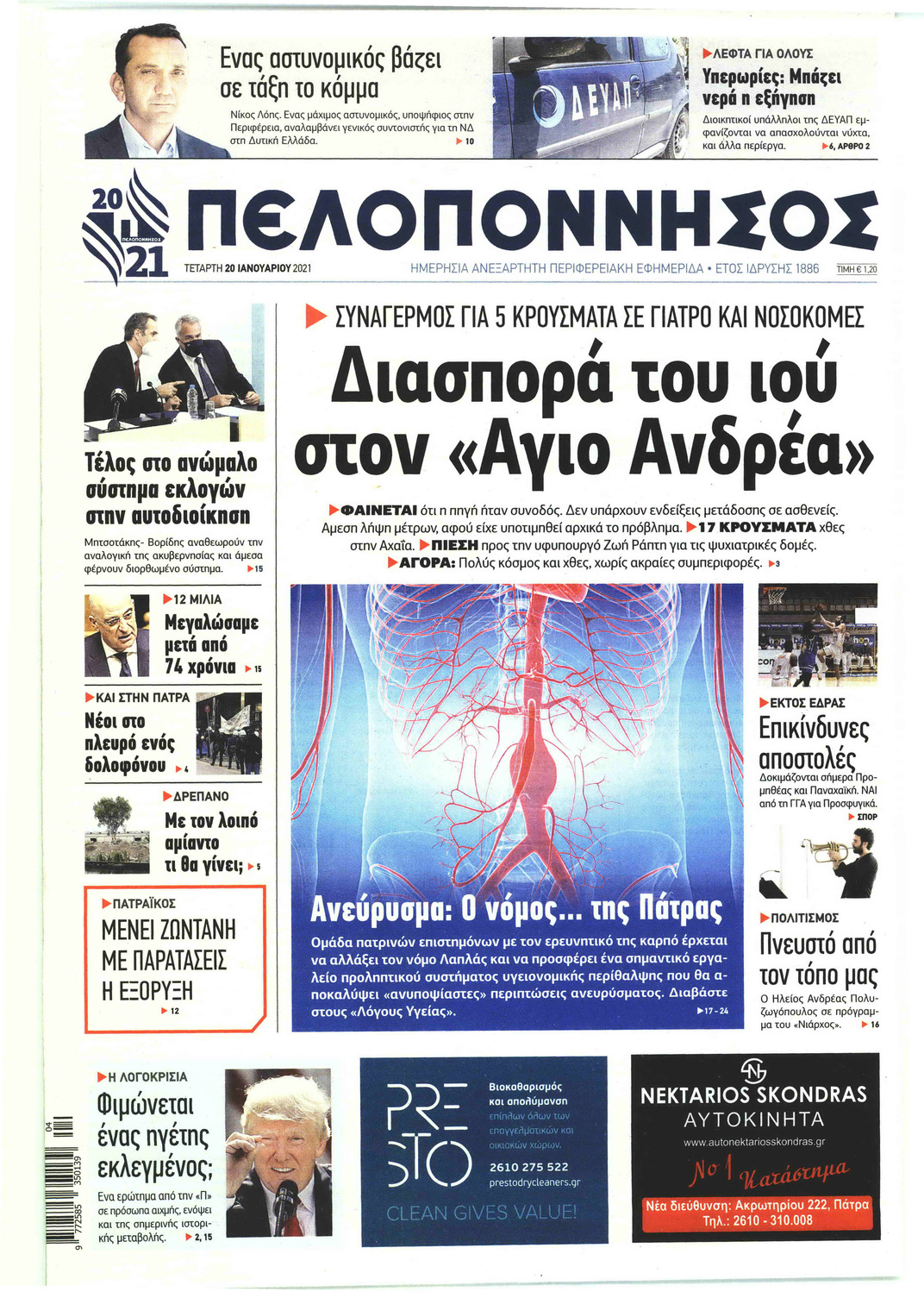 Πρωτοσέλιδο εφημερίδας 