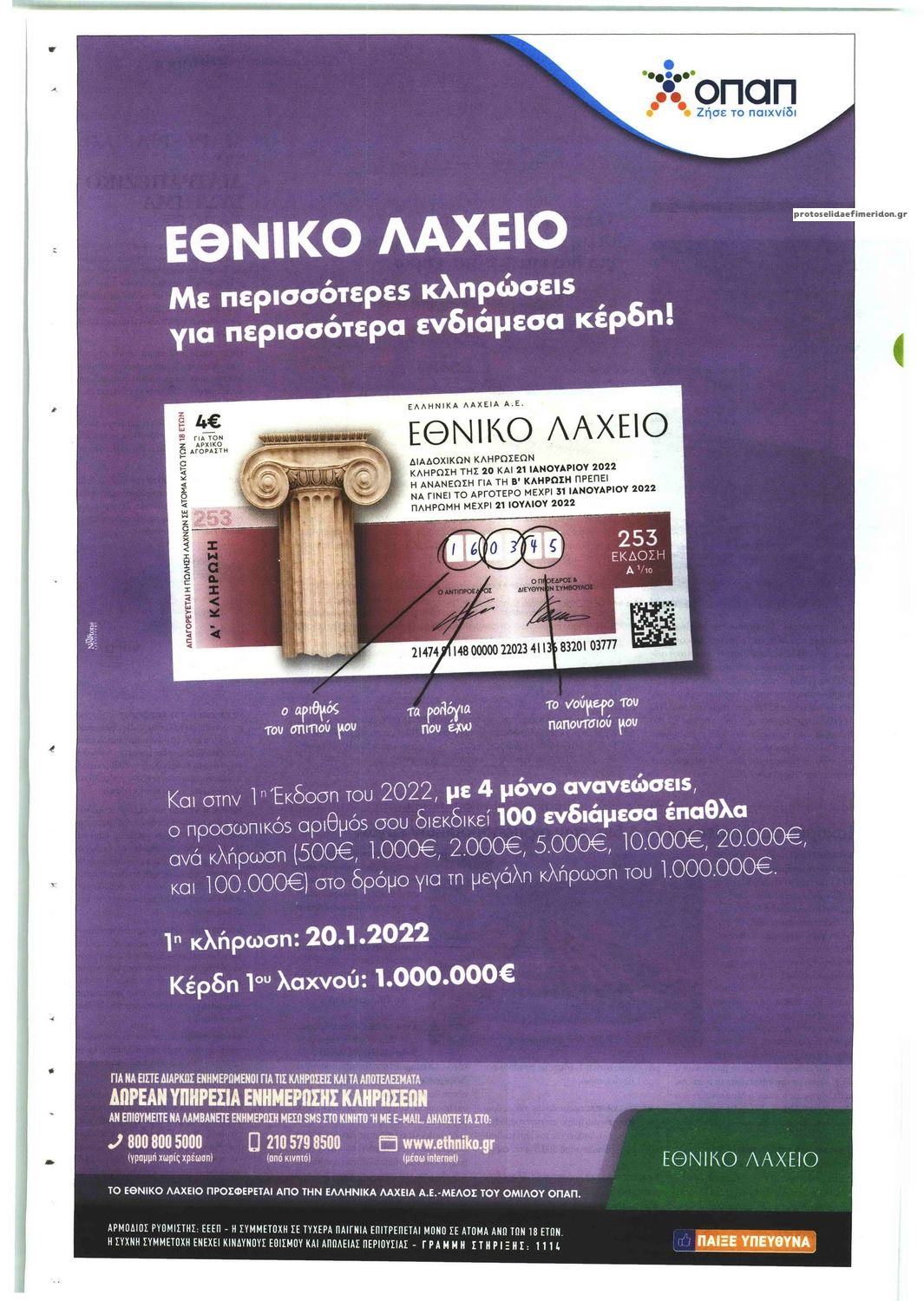 Οπισθόφυλλο εφημερίδας Κεφάλαιο