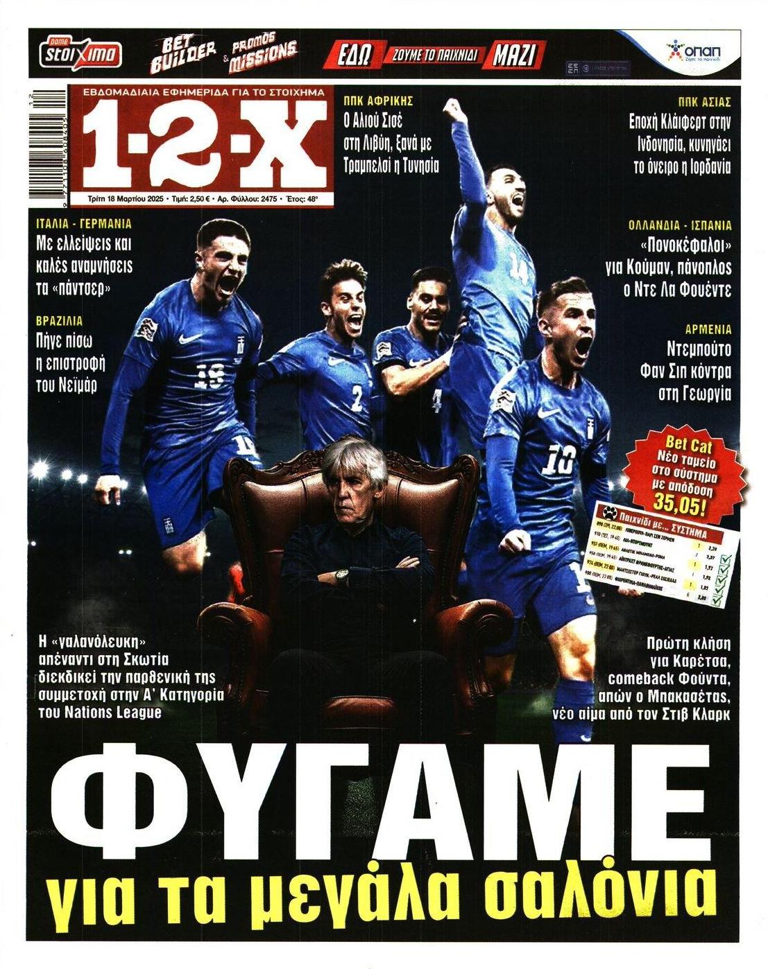 Πρωτοσέλιδο εφημερίδας 12x