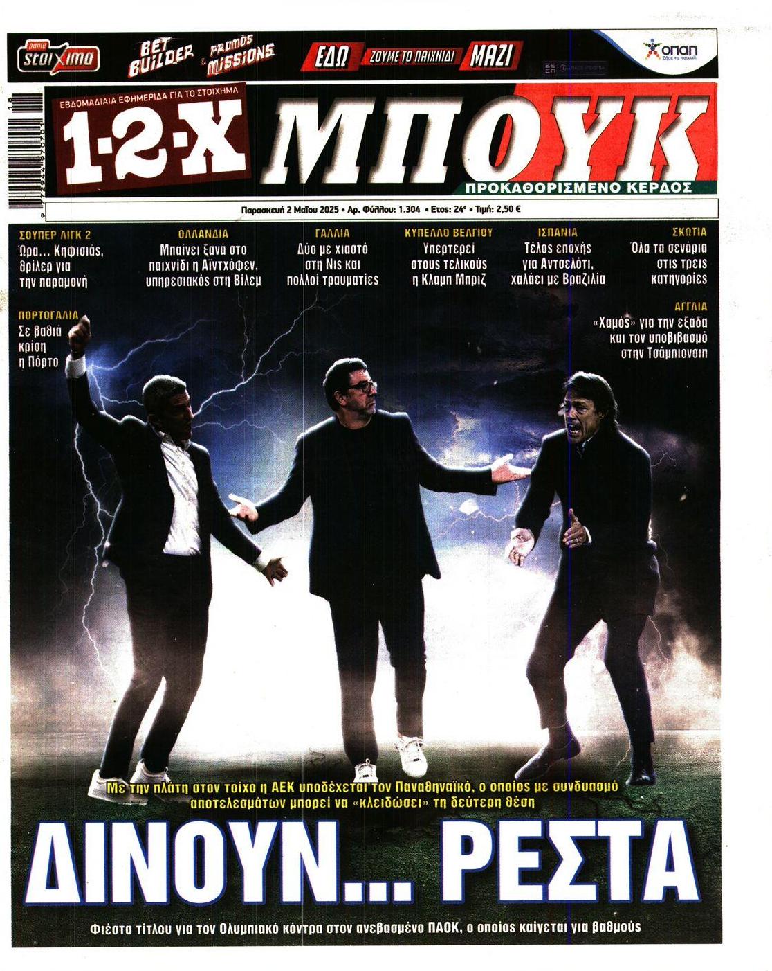 Πρωτοσέλιδο εφημερίδας 12x
