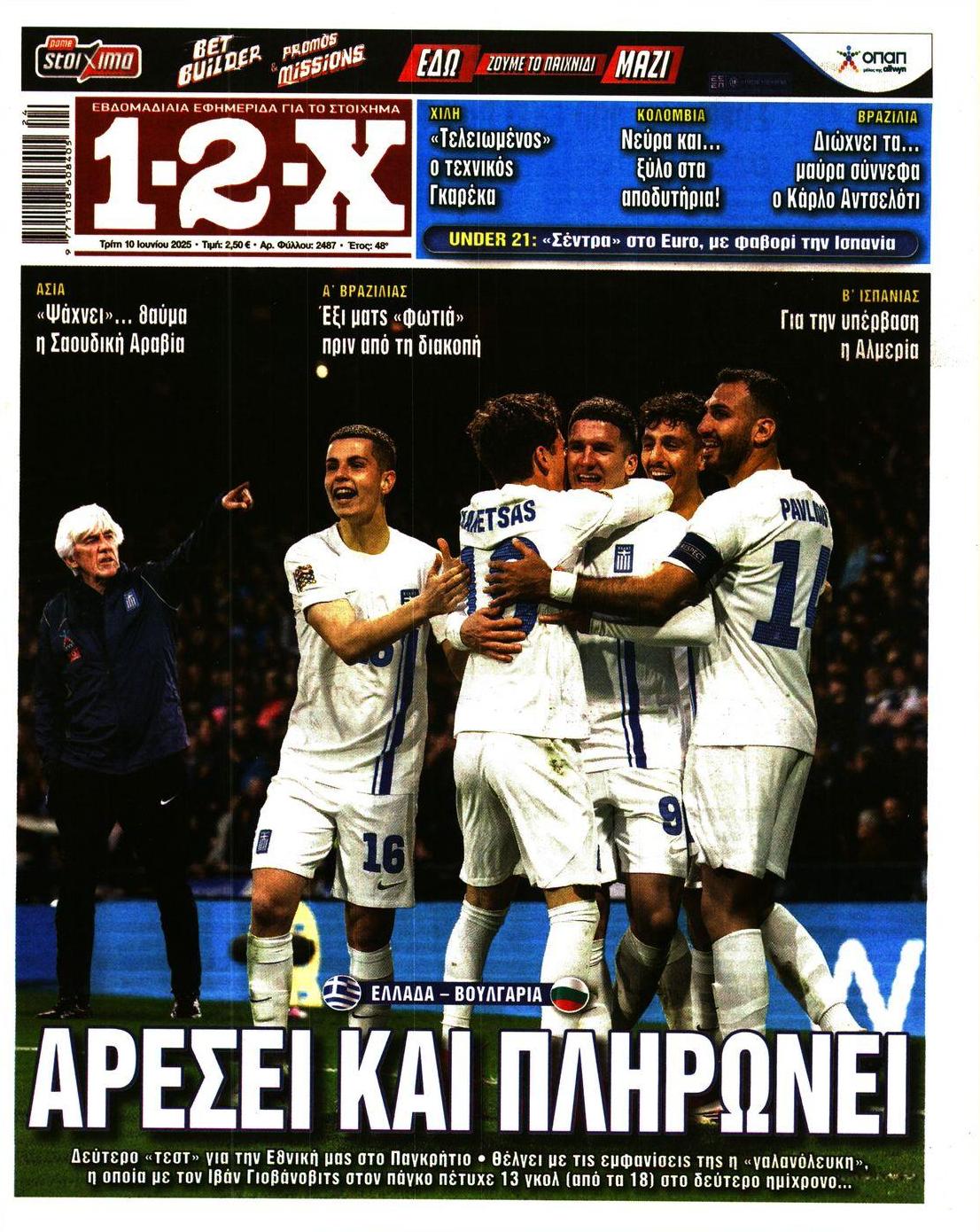 Πρωτοσέλιδο εφημερίδας 12x