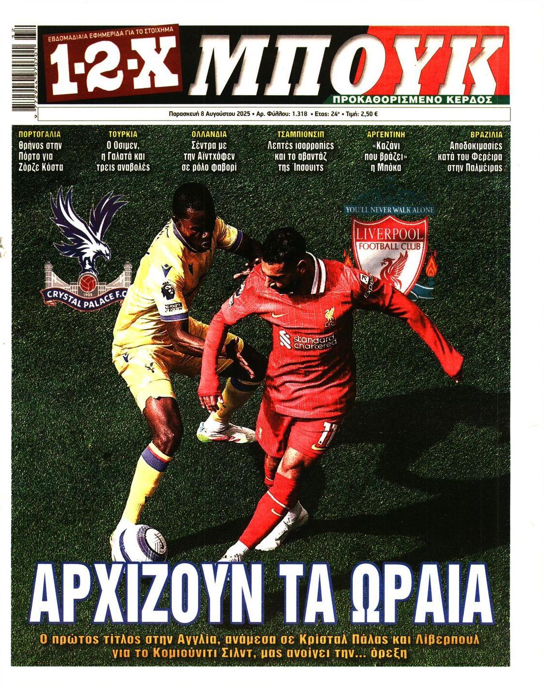 Πρωτοσέλιδο εφημερίδας 12x
