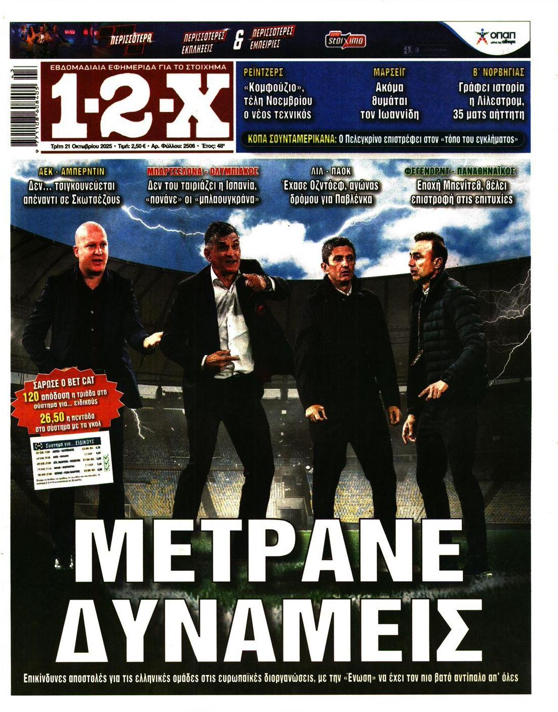 Πρωτοσέλιδο εφημερίδας 12x