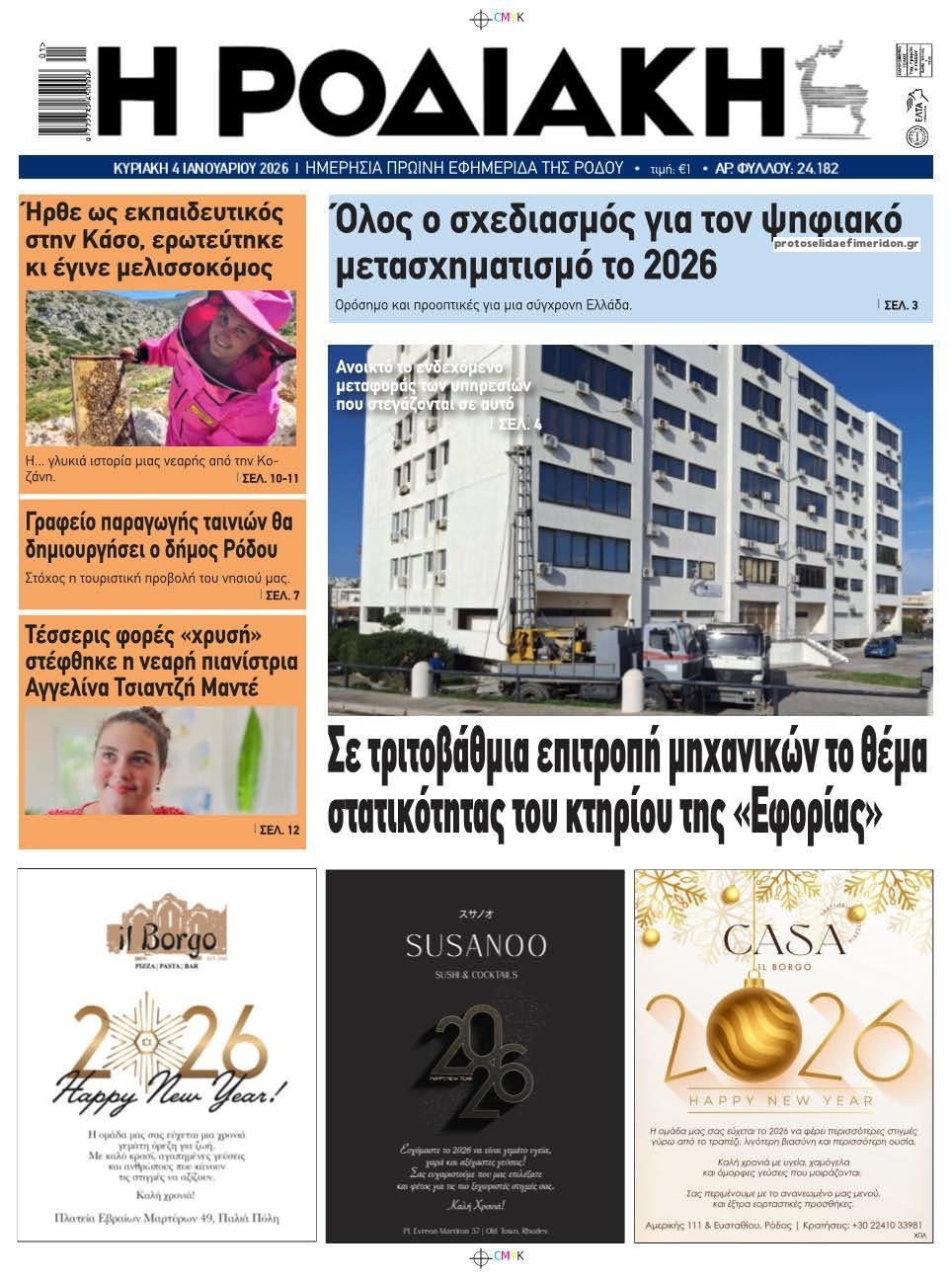 Πρωτοσέλιδο εφημερίδας 