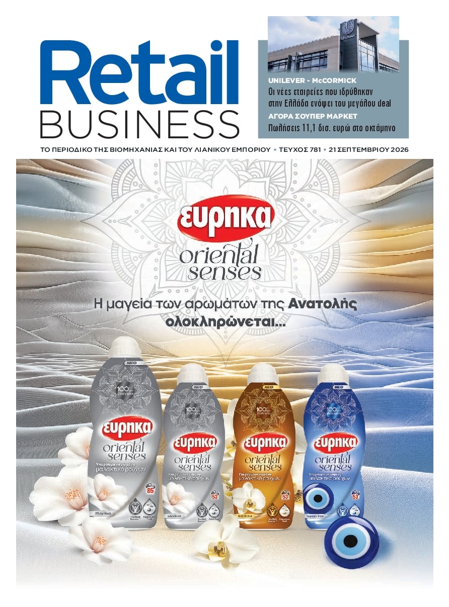 Πρωτοσέλιδο εφημερίδας RETAIL BUSINESS 23/09/2026