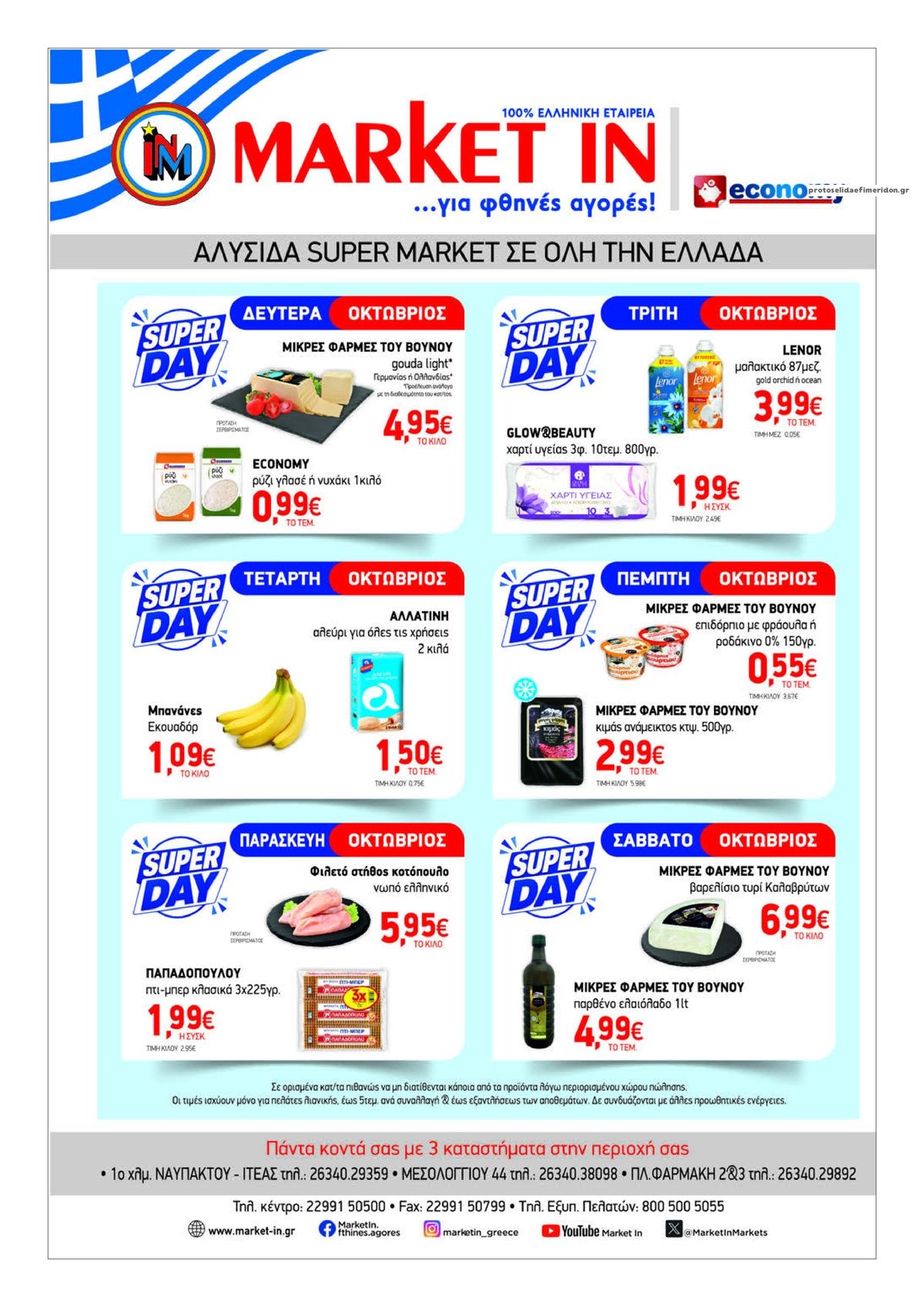 Οπισθόφυλλο εφημερίδας Ναυπακτία Press 14/10/2026